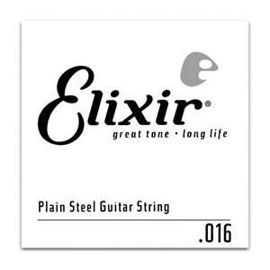 Elixir Anti-Rust Plated Plain Steel Single 011