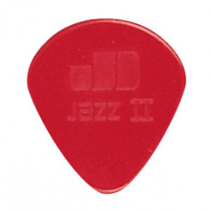 Plektrum Dunlop Jazz 2 röd